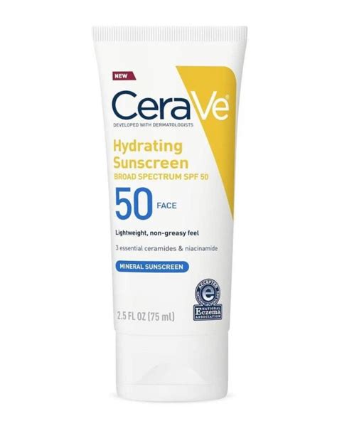 Cerave Sunscreen Broad Spectrum Face Lotion Spf 50 Beauty Review