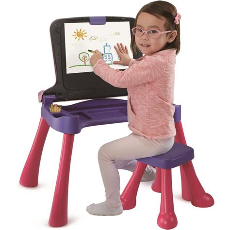 Vtech Learn And Draw Activity Desk Pink Mr Toys Toyworld