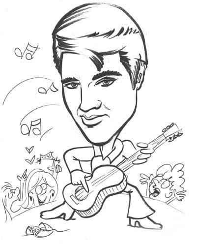 Elvis Coloring Page Popular Elvis Coloring Pages At Coloring Book