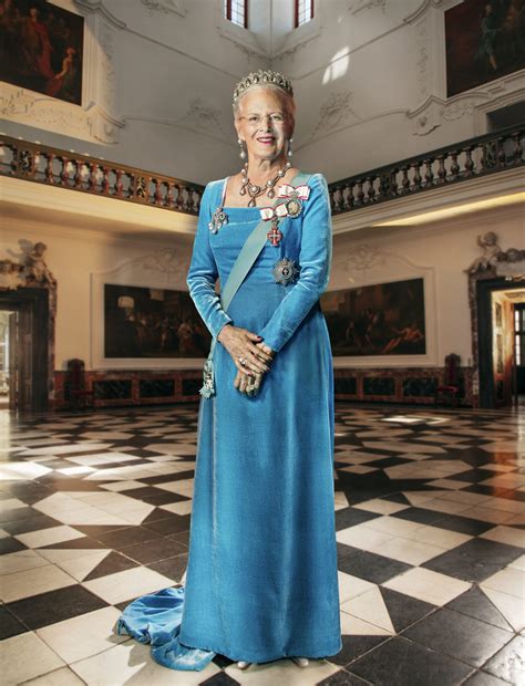 Queen Margrethe Shines In New Official Portrait Royal Central