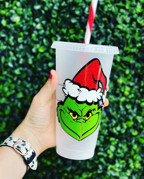 Villainous Holiday Coffee Cups Grinch Christmas Starbucks Cups