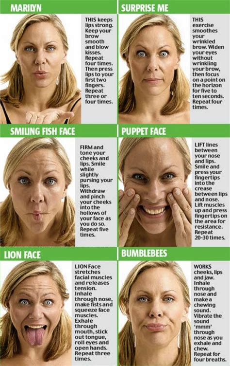 14 Yoga Exercises For Slimming Your Face Musely