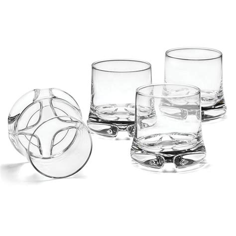 Dansk Dansk Kobenstyle Dof Glasses Set Of 4 Clear Mixed Drinkware Sets Home Bar