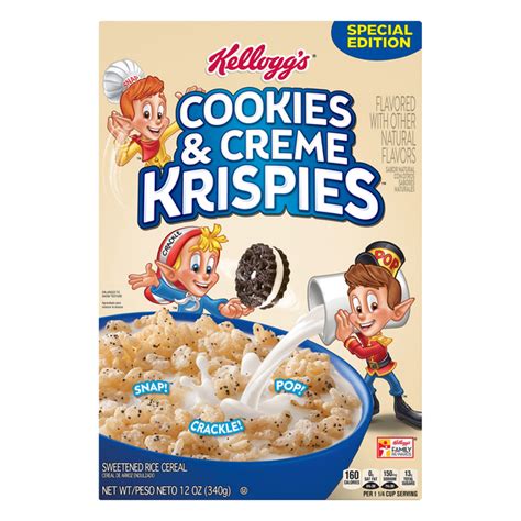 Save On Kellogg S Rice Krispies Breakfast Cereal Cookies And Creme Special Edition Order Online