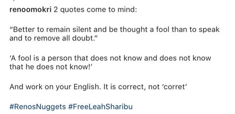 According to him, it is the reason why men should live their lives. Reno Omokri Lashes Curious Follower, Calls him a Fool ...