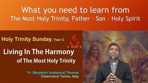 Living In The Harmony Of The Most Holy Trinity Holy Trinity Sunday