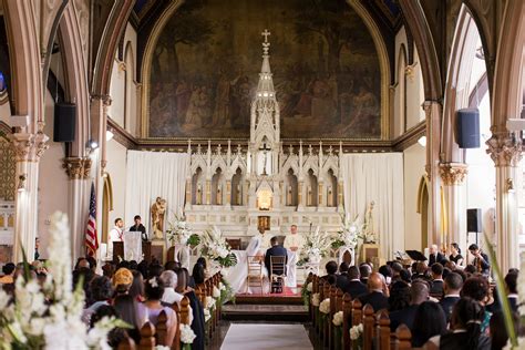 Church Wedding Ceremony In Boston Massachusetts