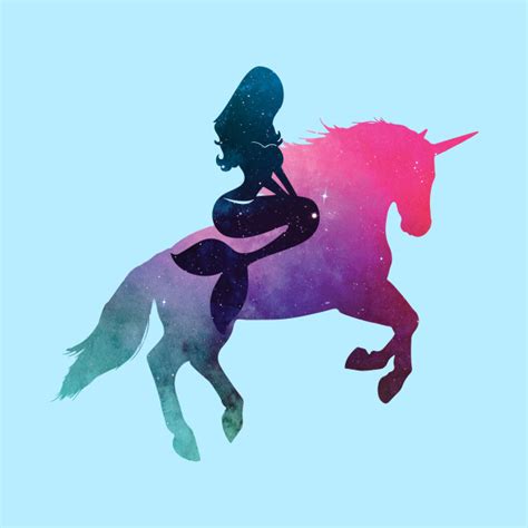 mermaid riding unicorn mermaid unicorn tapestry teepublic