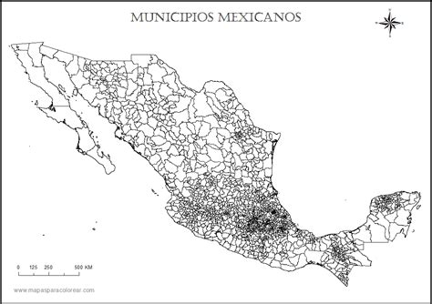 Para Mis Tareas Mapa De Los Municipios De MÉxico