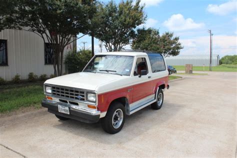 1988 Ford Bronco Ii Xlt Sport Utility 2 Door 29l For Sale Ford