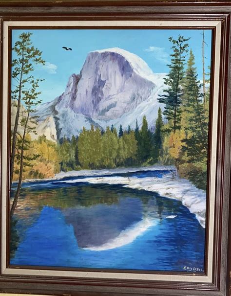 Majestic Mountain Painting By Ellis Levee Painting Mountain