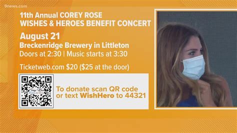 11th Annual Corey Rose Wishes And Heroes Winner