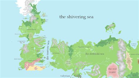 Mit Dieser „game Of Thrones“ Karte Verliert Ihr Nie Mehr Den Überblick