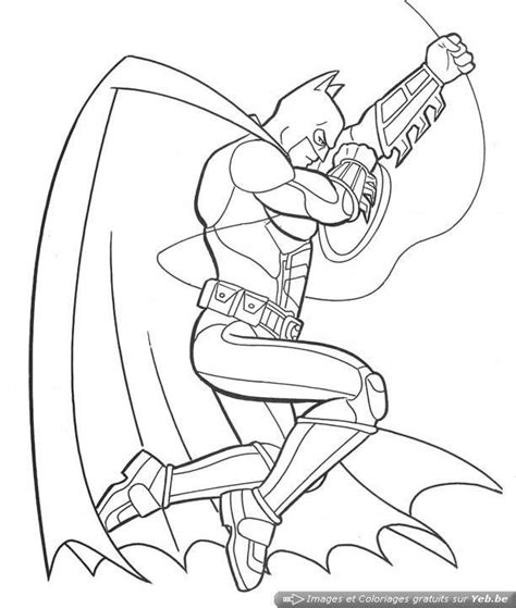 Coloriage Batman gratuit à imprimer liste 20 à 40
