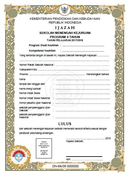 Juknis Penulisan Ijazah Madrasah Tahun Ajaran 20182019 Pdf Dirigenpost