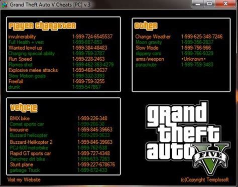 Grand Theft Auto V Cheat Table Pc V3 Gta 5 Mod