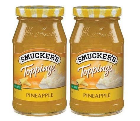 Smuckers Toppings Pineapple 2 Pack Shop Jadas