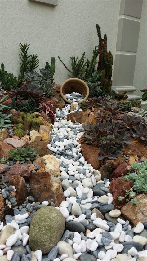 My Latest Rock Garden With Dry Stream Bed Rock Garden Design Rock