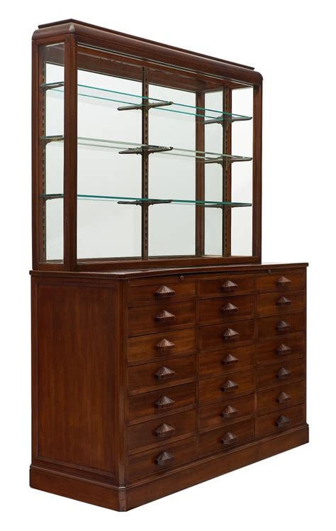 Most fabricators that work in the retail environment do not know how to design and build cases that are large or complex. Antique Haberdashery Cabinet with Display Case For Sale at ...