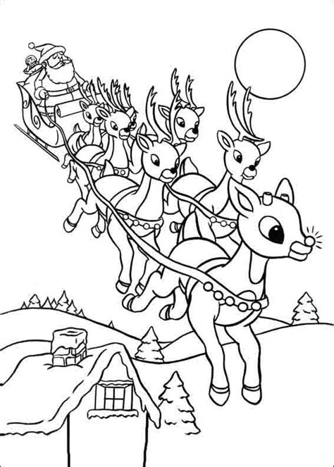Wählt euch eine rentier bastelvorlage aus und legt gleich los! Rudolph mit der roten Nase Ausmalbilder 11 | Ausmalbilder ...