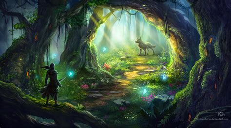 Artstation The Fairy Forest