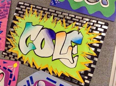 Art At Becker Middle School Graffiti Mola Names