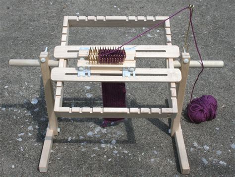 This bag is big enough to hold two small projects. Lap Stands : Loom Lap Stand