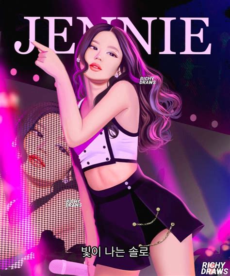 Jennie Fan Art Blackpink Jennie Blackpink Poster Blackpink Images And