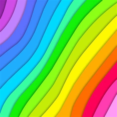 Premium Vector Abstract Rainbow Papercut Background Colorful Stripes Line