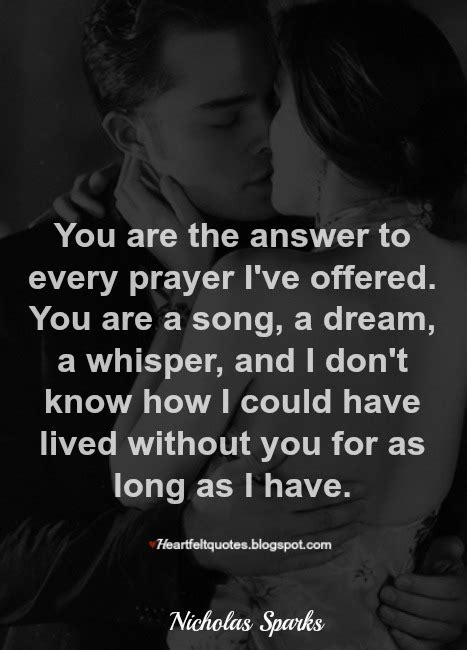Check spelling or type a new query. Nicholas Sparks Romantic Love Quotes | Heartfelt Love And ...