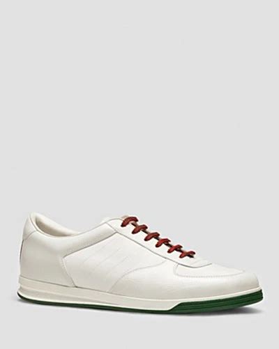 Gucci 1984 Leather Anniversary Sneakers In White Modesens