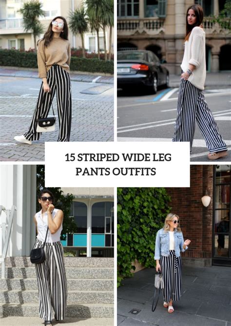 Black White Striped Pants Outfit