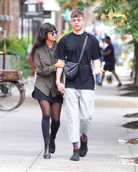 Jameela Jamil And Babefriend James Blake Pack Out In NYC GotCeleb