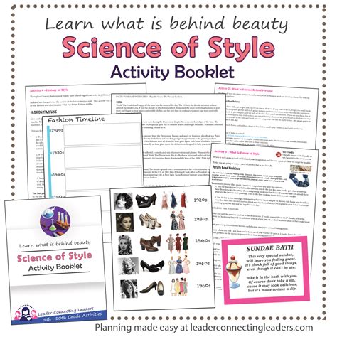 Science Of Style Activity Booklet Leader Connecting Leaders