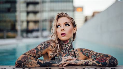 Tattoo Girl Wallpapers Top Free Tattoo Girl Backgrounds Wallpaperaccess