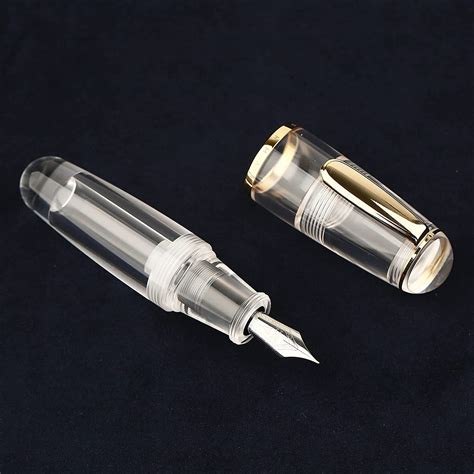 Majohn Q1 Mini Fountain Pen Extra Fine Nib Transparent Eyedropper