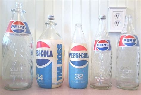 Pepsi Bottles Through The Years