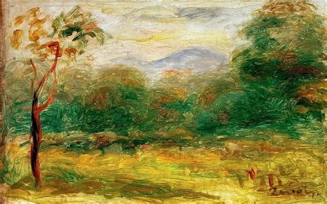 Landschaft Des Midi Cagnes Von Pierre Auguste Renoir