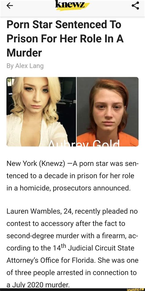 knewz porn star sentenced to prison for her role ina murder by alex lang new york knewz a