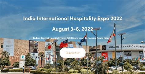 India International Hospitality Expo 2022 Ihe 22 India Expo Centre