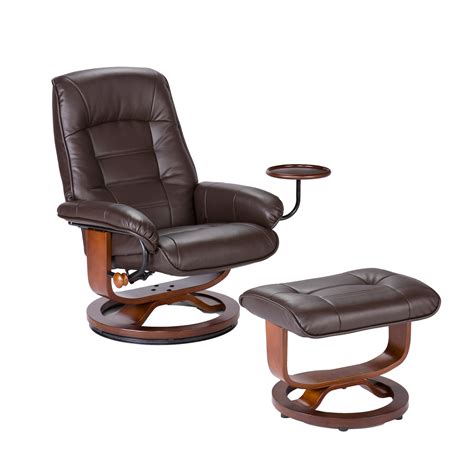 Sit back, recline and fall into bliss on this comfortable chair & ottoman set. Amazon.com: Bonded Leather Recliner and Ottoman - Coffee ...