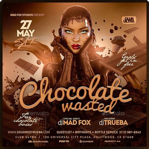 Chocolate Flyer Templates Graphicriver