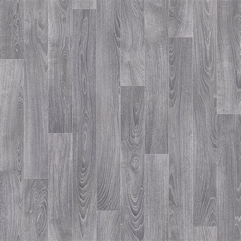 Light Grey Wood Effect Vinyl Flooring