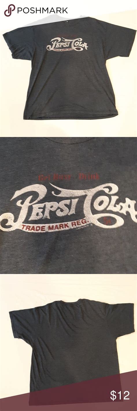 Pepsi Cola Savvy Get Busy Drink Distressed T Shirt T Shirt Picture