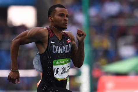 Andre de grasse is a canadian sprinter. Andre De Grasse le plus rapide aux préliminaires du 200 m | La Presse