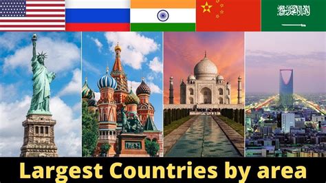20 Largest Countries By Area In The World Biggest Countries Youtube