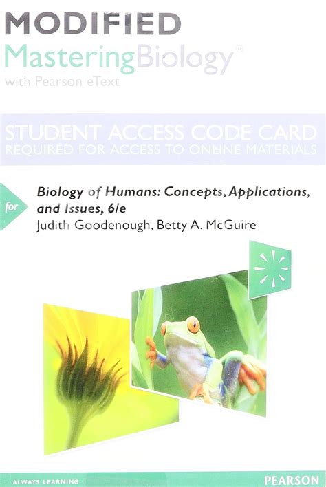 Biology Of Humans Concepts Applications And Issues