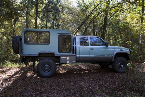 The 1172 features giant windows and skylights that bathe the interior making it light and airy. This Homemade Truck Camper is Brilliant — Overland Kitted