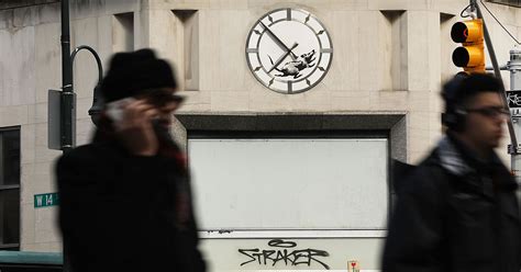 We have a constantly changing stock list of banksy on traffic direction road sign vintage. A Banksy Appears on a Building Overnight. Who Gets to Cash ...