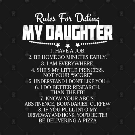 Daughter Shirt Daughter Rules For Dating My Daughter Shirt Lovely
